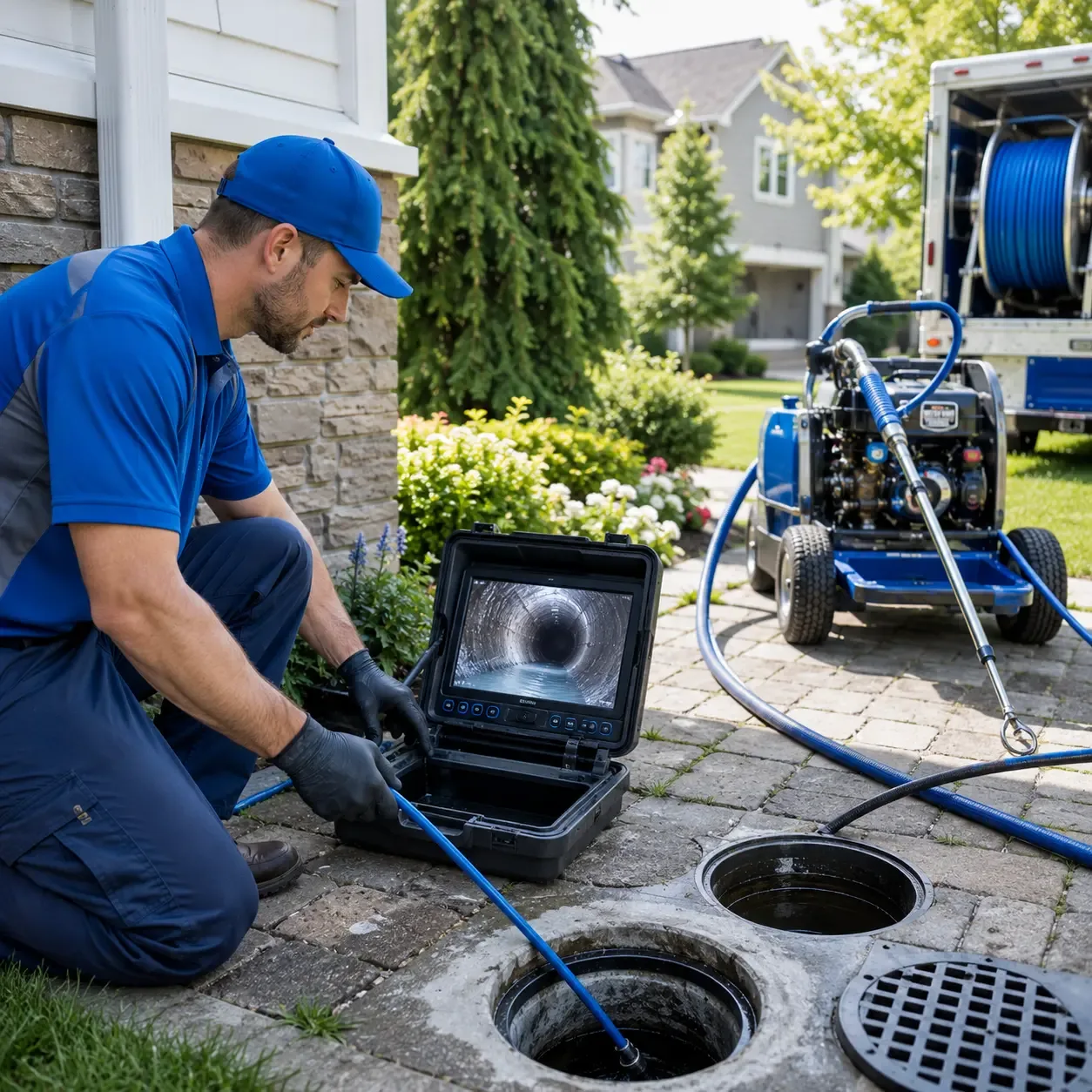 Outdoor drain cleaning professionals serving Clymer, NY